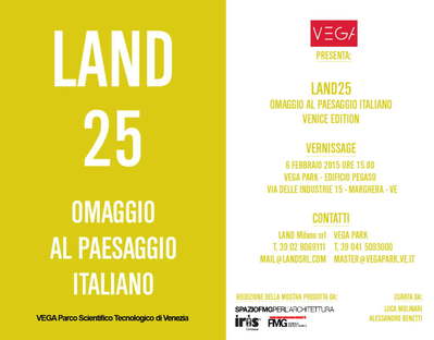 Exposición Land 25 Omaggio al Paesaggio Italiano, Venecia
