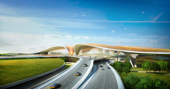 Zaha Hadid y ADPI: Beijing New Airport Terminal Building
