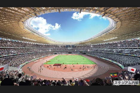 Kengo Kuma proyecta el Estadio Olímpico Tokio y sustituye a Zaha Hadid
