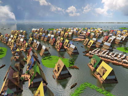 Design for water communities Lagos Nigeria by NLE (c) NLE
