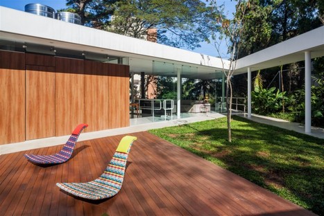 FGMF Architects Casa con patio en São Paulo Marquise House
