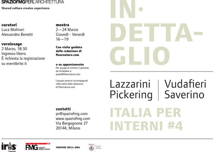 Exposición Italia per Interni #4 SpazioFMG Lazzarini Pickering Vudafieri Saverino
