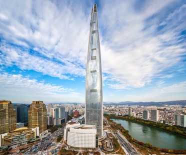 Lotte World Tower el quinto rascacielos más alto del mundo está en Seúl
