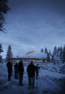 Snøhetta Planetario y centro de visitantes Solobservatoriet Noruega
