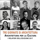 Arquitectura para la Cultura, Tres jornadas de Arquitectura en Pistoya
