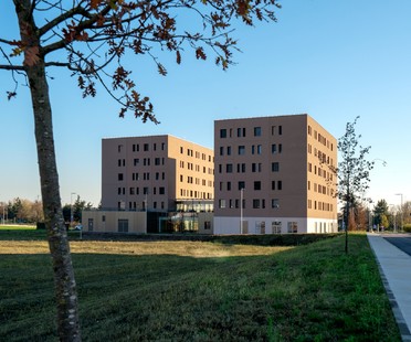 Estudio FTA Filippo Taidelli residencia de estudiantes del Campus Humanitas University Milán

