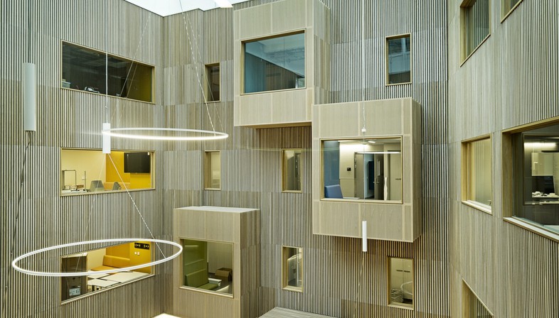 C.F. Møller Architects ampliación del Haraldsplass Hospital Noruega
