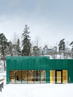 Wingårdh Arkitektkontor ampliación Sundbyberg Cemetery Pavilion
