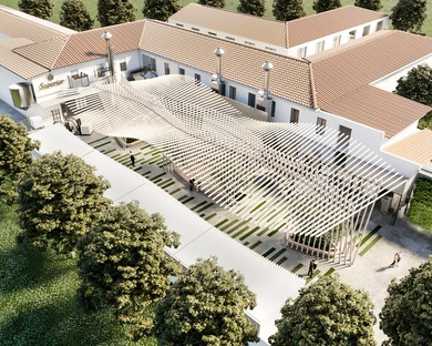 Aquilialberg Architects showroom y nueva imagen planta de producción de Conceria Superior
