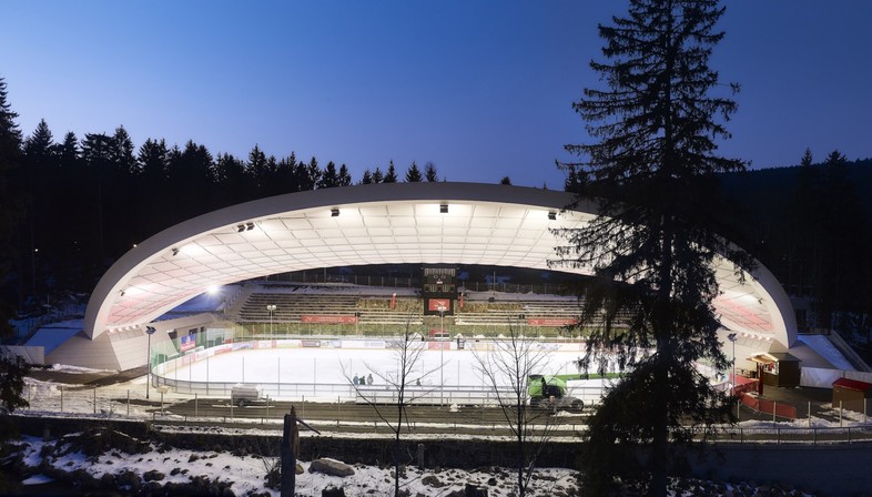 La Feuerstein Arena proyectada por GRAFT gana uno de los German Design Award 2019
