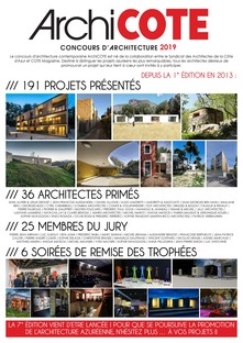 Concurso ArchiCOTE 2019 Arquitectura en la Costa Azul
