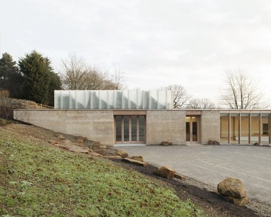 Feilden Fowles Architects: centro de información para los visitantes del Yorkshire Sculpture Park<br />

