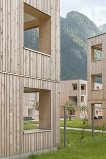 Feld72 complejo residencial Maierhof vivir en común con vistas a las montañas
