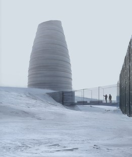 Snøhetta The Arc centro de visitantes para el patrimonio vegetal mundial en las islas Svalbard
