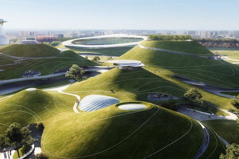 MAD Architects Arquitectura y paisaje Quzhou Sports Park
