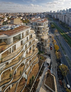 Christophe Rousselle Architecte Courbes edificios residenciales en Colombes Francia

