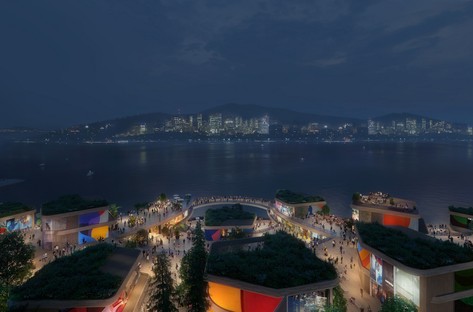 UNStudio un masterplan sostenible para Gyeongdo Island South Korea 
