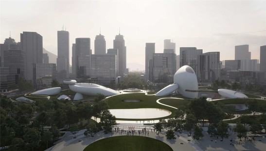 Avance del futuro MAD presenta el proyecto del Shenzhen Bay Culture Park
