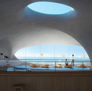 MAD Architects - Wormhole Library, un paisaje de ensueño en Haikou
