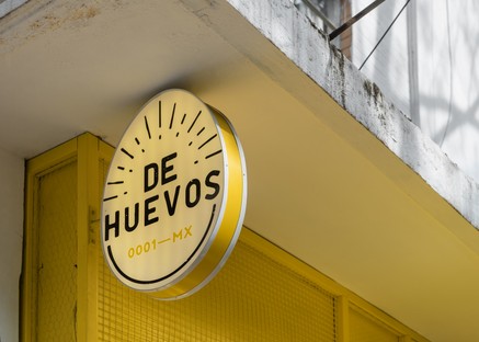 Ciudad de México De Huevos nuevo concepto gastronómico de Cadena Concept Design
