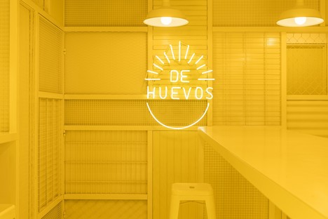 Ciudad de México De Huevos nuevo concepto gastronómico de Cadena Concept Design
