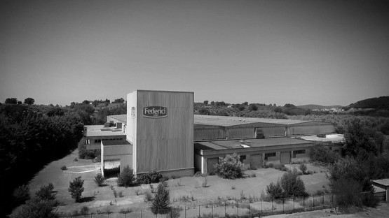 Progetto REb recupera una fábrica de pasta histórica para la sede de Talenti en Amelia
