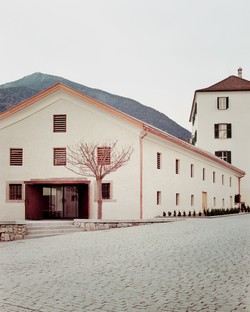 MoDusArchitects inauguradas la nueva entrada y la ampliación Museo de la Abadía de Novacella.
