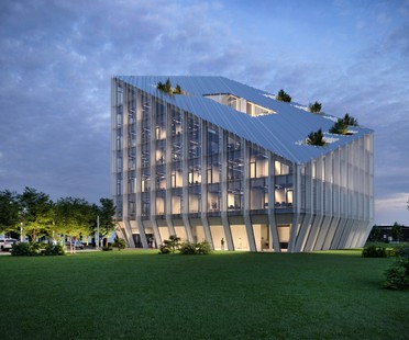 Peter Pichler Architecture + ARUP proyecto ganador para la sede social de Bonfiglioli
