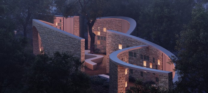 Form4 Architecture Intertwined Eternities un columbario en Aptos California
