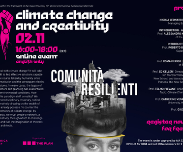 Climate change and creativity - webinar Comunità Resilienti Bienal de Venecia

