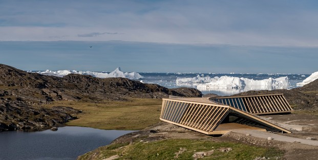 Dorte Mandrup Ilulissat Icefjord Centre proyectar en el paisaje ártico
