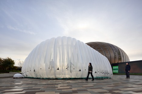 ecoLogicStudio presentate Air Bubble e BioFactory a COP26 Glasgow
