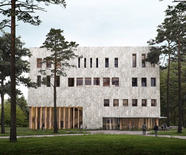 Powerhouse Company un edificio circular de madera para la Tilburg University 
