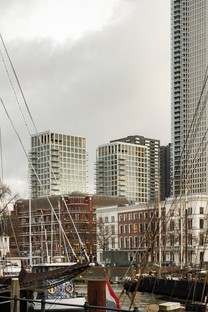 KAAN Architecten torres de media altura complejo residencial De Zalmhaven Róterdam
