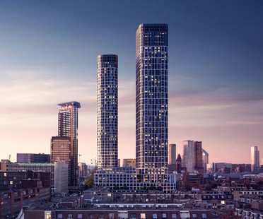 Mecanoo The Grace dos nuevas torres residenciales en La Haya
