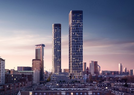 Mecanoo The Grace dos nuevas torres residenciales en La Haya
