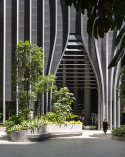 BIG-Bjarke Ingels Group y CRA-Carlo Ratti Associati CapitaSpring rascacielos biofílico en Singapur
