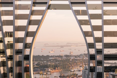 BIG-Bjarke Ingels Group y CRA-Carlo Ratti Associati CapitaSpring rascacielos biofílico en Singapur
