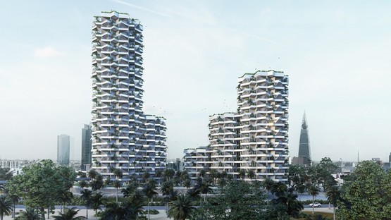 Cosmos Architecture Rascacielos residencial en Riad
