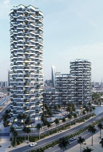 Cosmos Architecture Rascacielos residencial en Riad

