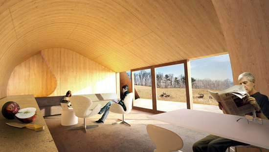 Patkau Architects: Cottages en Fallingwater

