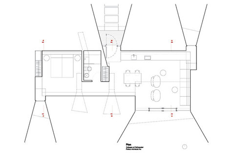 Patkau Architects: Cottages en Fallingwater
