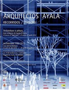 Exposición Arquitectos Ayala, Recorridos / Percorsi
