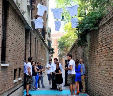 Floornature Blue Party en Venecia<br />
