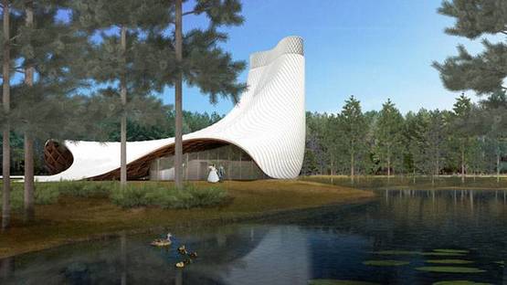 Brooks + Scarpa y KZF Design para Interfaith Chapel
