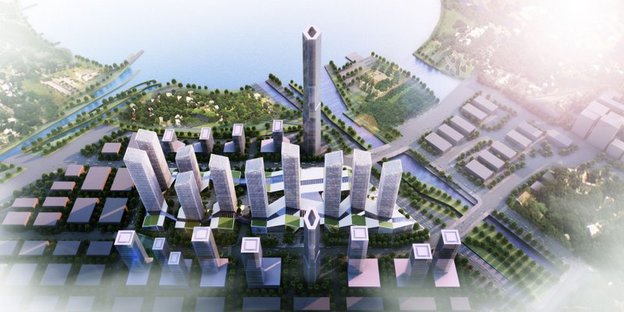gmp nuevo proyecto urbano en Shenzhen
