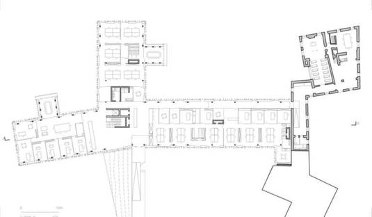 V+ e Bouwtechniek: ampliación del ayuntamiento de Montigny-Le-Tilleul
