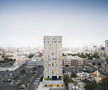 AGi Architects: Wafra Vertical Housing, torre de viento en Salmiya
