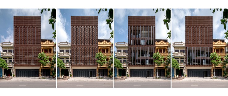 H&P Architects: casa-tubo y “caverna tropical” en Vietnam

