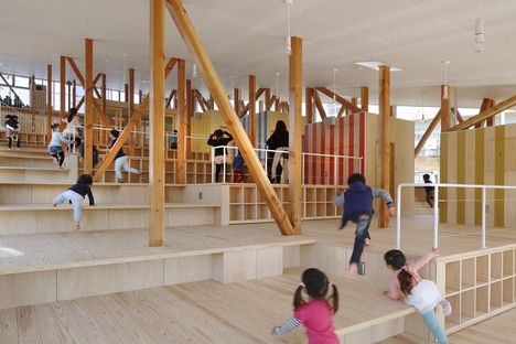 Kentaro Yamazaki: Hakusui Nursery School en Sakura, Japón
